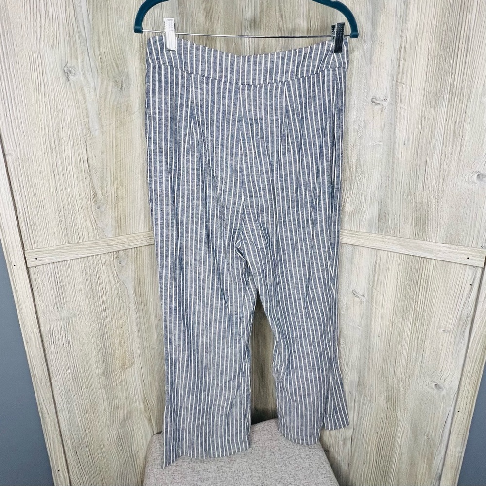 Free People Navy Striped Sleeveless Pantsuit - Picture 7 of 15